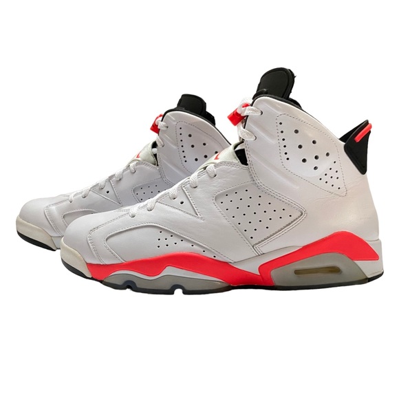 Nike Air Jordan Retro, White Infrared, Men's Size 12